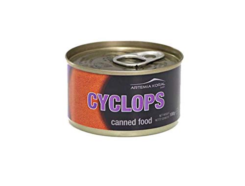 ZooMenu Artemia Konservierte Zyklope Zierfischfutter Canned Cyclops 100 g Dose 15120 24-TLG.Set