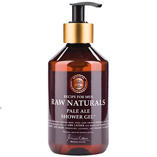 Recipe for Men Raw Naturals Pale Ale Shower Gel Suitable for Body and Hair 300ml