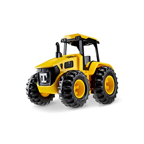 Basic Fun Tonka Steel Classics Traktor, 6222, Bauernhof-Traktor-Spielzeug, Bauernhof-Fahrzeug-Spiel für Jungen, Mädchen, Kinder und Kleinkinder, kaltgewalzter Stahl, langlebiges Traktor-Spielzeug