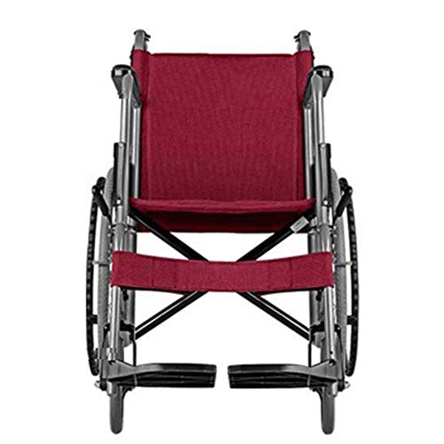 Rollstuhl, leichter zusammenklappbarer Rollstuhl zum Fahren von Erwachsenenbedarf, Rollstuhl mit Toilette, ältere Menschen mit Behinderung, tragbare Reise, tragbar