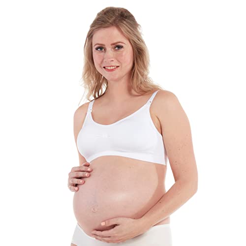 MAGIC BODYFASHION Damen Mama Comfort Nursing Bra Schwangerschafts-BH, Weiß (White 200), Medium