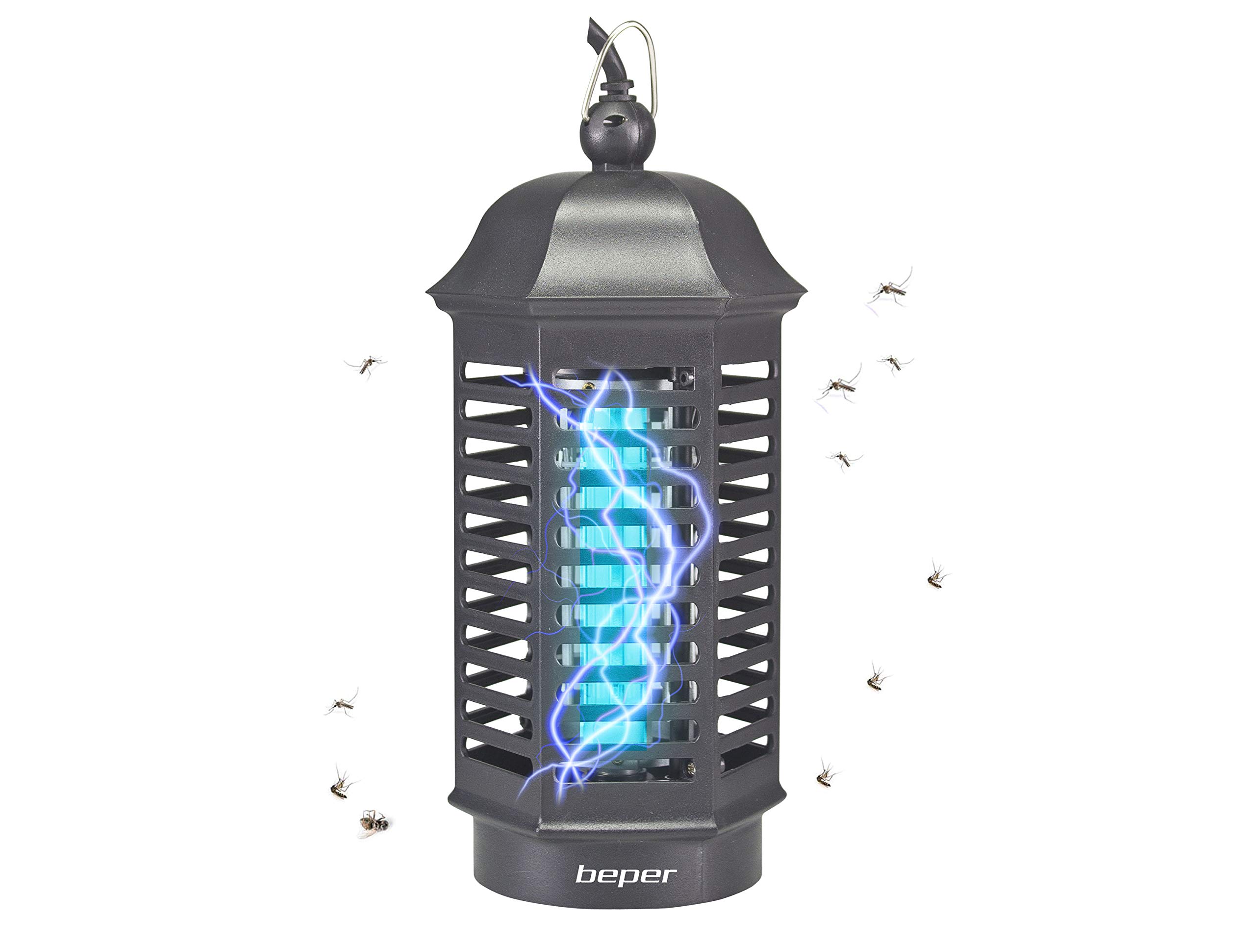 BEPER P206ZAN001 Elektrisches Insektizid, UV-Insektizid Mückenfalle Fliegenfalle Insektenfalle Elektrisches Insektizid Für den Innen- und Außenbereich, Schlafzimmer, Gärten