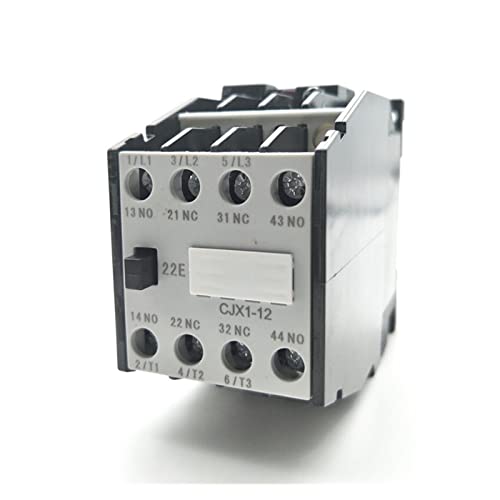 Elektronische Komponenten Schütz CJX1-12 AC-Schütze 24V 50 Hz Spule 12A 3-phasig 3-polig 2no + 2nc Teile und Ersatzteile