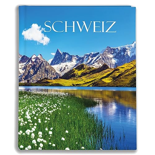 Urlaubsfotoalbum 10x15: Schweiz, Fototasche für Fotos, Taschen-Fotohalter für lose Blätter, Urlaub Schweiz, Handgemachte Fotoalbum