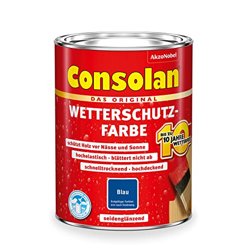 Consolan Wetterschutz-Farbe (750 ml, blau)
