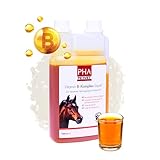 PHA Pferd, Ergänzungsfutter zur Unterstützung des Nervensystems und Stoffwechselfunktion, Flüssigkeit, Vitamin B-Komplex Liquid, 1000 ml