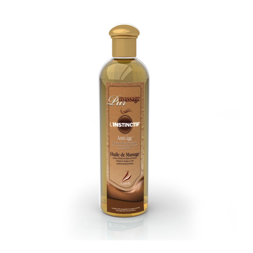 Camylle - Massageöl L’Instinctif - Hochwertigen Spa Massageöl - Orientalisch mit ein verführerisch sinnliches Parfüm - 500ml