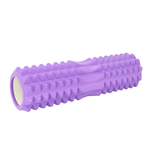 Faszienroller Faszienrolle Schaumstoffrolle für tiefe Gewebemuskelmassage Trigger Point Foam Roller Schaumstoffrolle Übungsrolle 2-purple,45cm