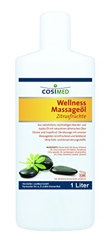Wellness-Massageöl Zitrusfrüchte von cosiMed, 1 Liter