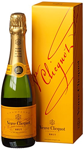 Veuve Clicquot Champagner Brut mit Geschenkverpackung (1 x 0.375 l)