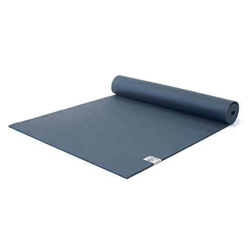 Love Generation Yogamatte 6mm extra gepolstert| Strapazierfähiges und leicht zu reinigenes PVC | 183 x 61 x 6 mm Matte | Für Yoga Pilates und Fitness (Dunkel Blau)