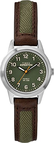 Timex Damen Datum klassisch Quarz Uhr mit Leder Armband TW4B12000