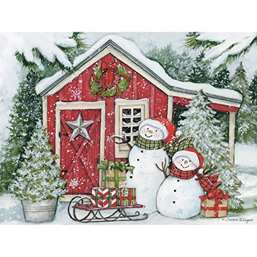 Lang Schneemann's Farmhouse Pop-Up-Weihnachtskarten (2005118)