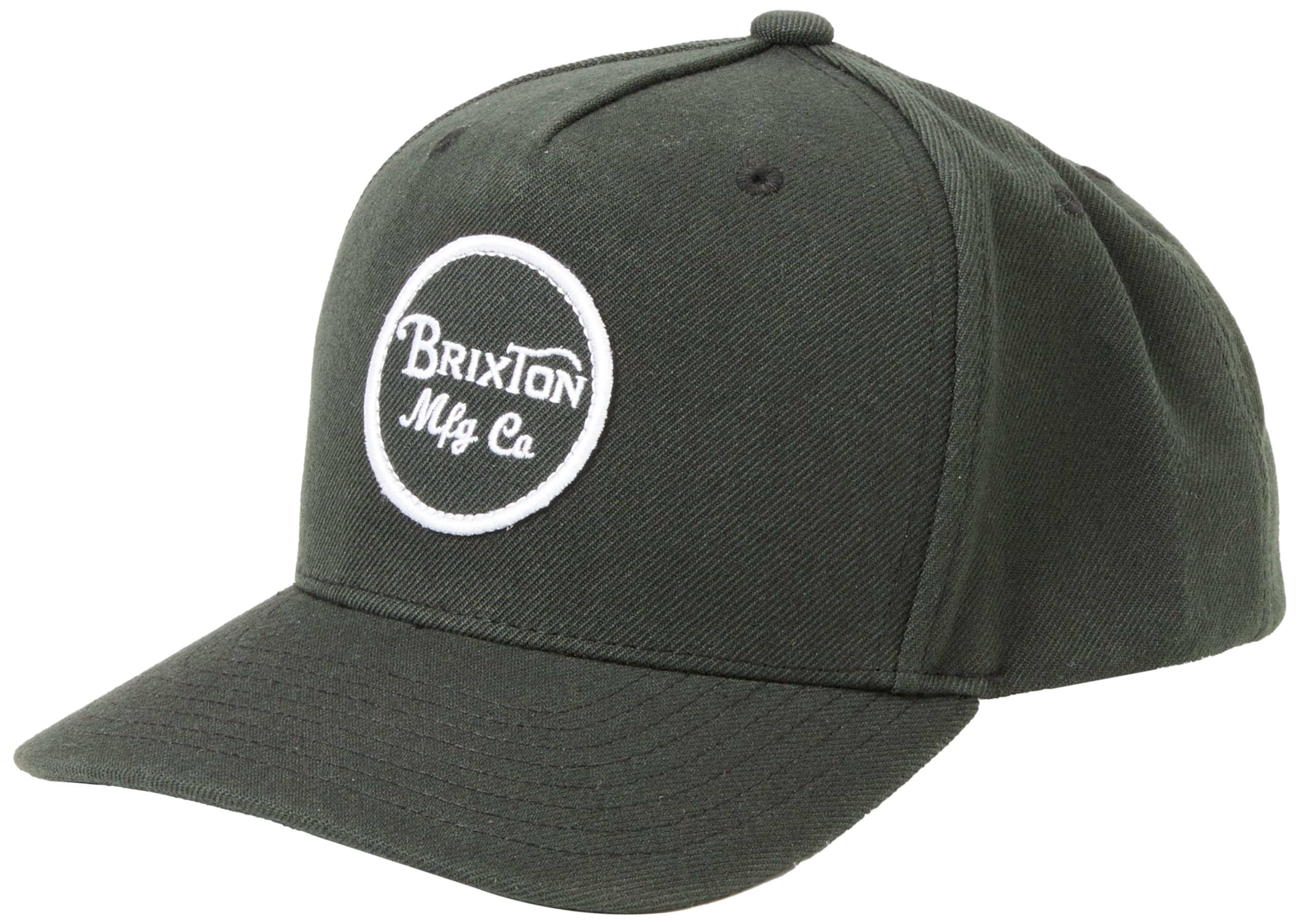 Brixton Unisex-Adult Wheeler Snapback Cap, Black, O/S