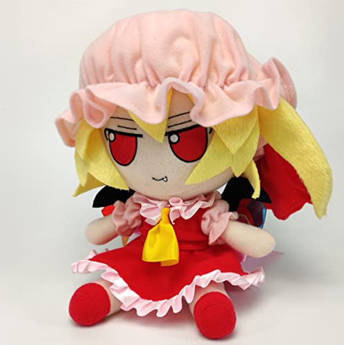 20 cm Anime Fumo Plüsch Stofftier, Cosplay Puppe Plushie Figur Weiche Kissen Puppe Kindergeburtstag Halloween Flandre Scarlet