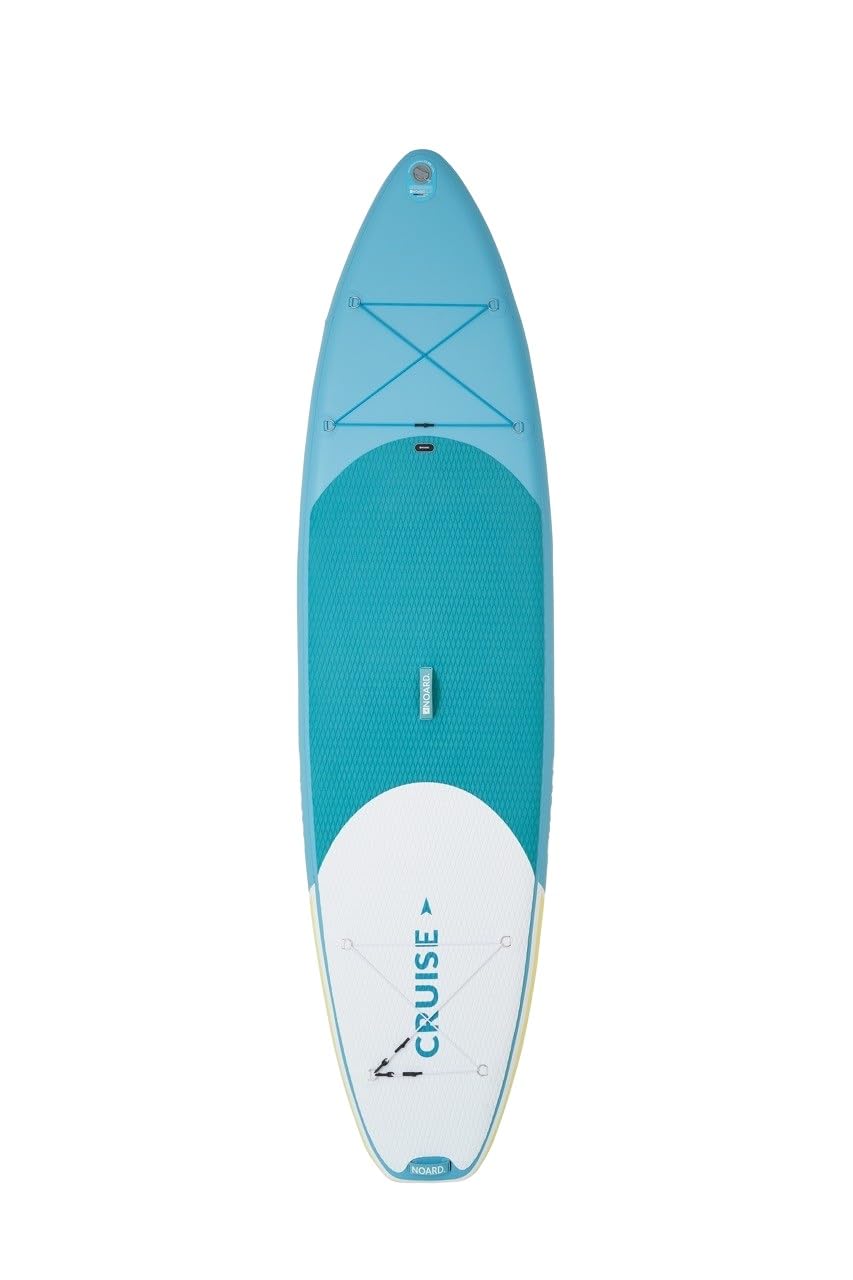 Stand Up Paddle Surfboard NOARD No. 003 I 326x76x15cm I Türkis I Doppellagig & Dropstitch | Geeignet für Anfänger und Profis I Zubehör im Lieferumfang enthalten