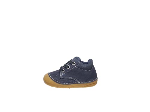 Lurchi Unisex Baby FLO Sneaker, Blau (Navy 22), 18 EU