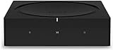 Sonos Amp Architectural Compact Digital Stereo Amplifier Connects to Wi-Fi, Ethernet and AirPlay 2 Multiroom Surround Sound Compatible with Amazon Alexa and App Control