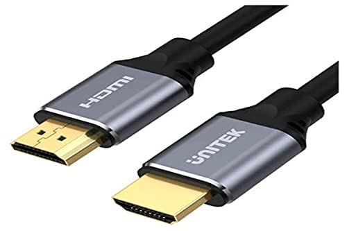 UNITEK HDMI 2.1 Kabel 1,5M 8K, Ultra High Speed HDMI ruckelfreies 8K@60Hz, 4K@120Hz, Dynamische HDR 10 +, Dolby Vision, eARC, für OLED TV, Gaming, Xbox Series X, PS5, Aluminium Steckern, Flexible