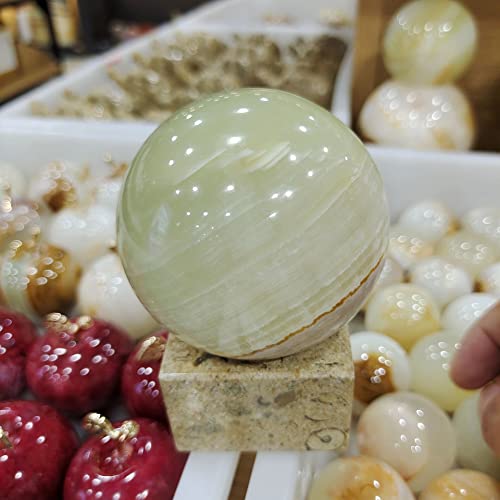 1 stücke Natürliche Jade Ball Natürliche Quarz Kugel Hand Massage Kristall Ball Feng Shui Wohnkultur Zubehör s Steinkristall-Reiki
