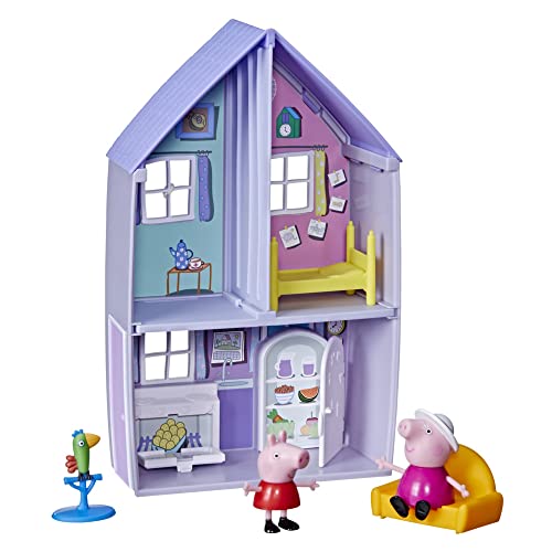 Peppa Pig Haus von Oma und Opa Wutz, Spielset mit 2 Figuren und 3 tollen Accessoires, für Kinder ab 3 Jahren