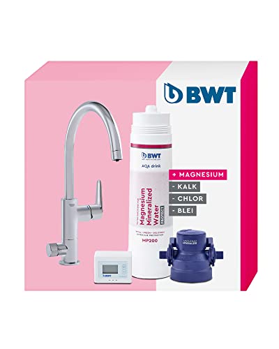 BWT Wasserfilter-Wasserhahn für Küche | AQA drink Pure URBAN | inkl. Filterkartusche mit 600l Kapazität | Küchenarmatur von GROHE