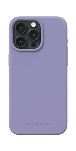 IDEAL OF SWEDEN Griffige Silikon-Handyhülle mit Einer glatten Haptik und leichtem Gefühl - Schützende stoßfeste Hülle in trendigen Farbdesigns, Kompatibel mit iPhone 15 Pro Max (Purple)
