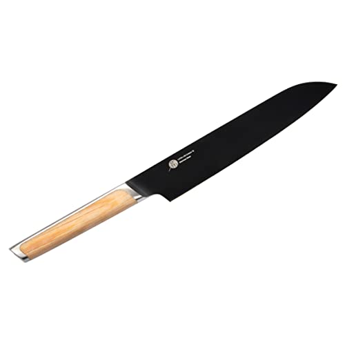 Everdure Premium Santoku-Messer, Chefserie by heston blumenthal, Gesamtlänge 380 mm, Klinge 222 mm aus deutschem Stahl, titanversiegelt