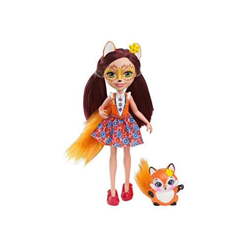 Mattel Enchantimals DVH89 - Fuchsmädchen Felicity Fox, Puppe