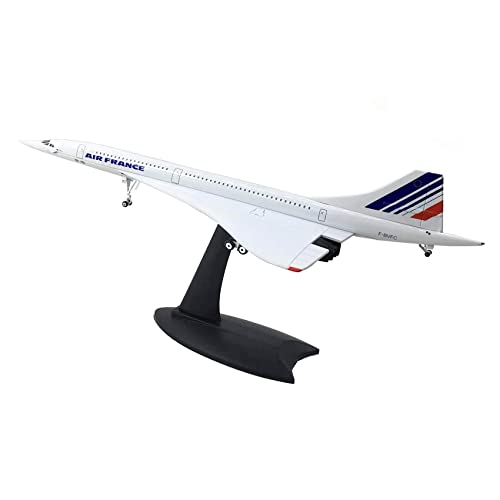Wresetly 1/200 Concorde ÜBerschall Passagier Flugzeug Air France Atemweg Modell für Statik Display Sammlung
