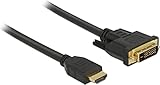 DELOCK HDMI zu DVI 24+1 Kabel bidirektional 10 m