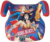 Kindersitz für Auto Good Girl Gruppe 2-3 15 bis 36 kg für Mädchen, Superhelden Wonder Woman Batgirl Supergirl Blau Rot