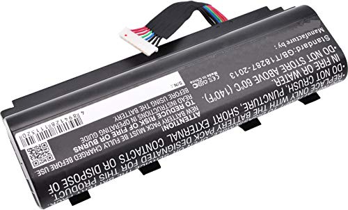 MicroBattery Laptop Battery for Asus 78Wh 8Cells Li-ion 15V 5.2Ah, MBXAS-BA0022 (78Wh 8Cells Li-ion 15V 5.2Ah Black - ASUS G751J, G751J-BHI7T25, G751JM, GFX71JY4710, ROG GFX71JY)