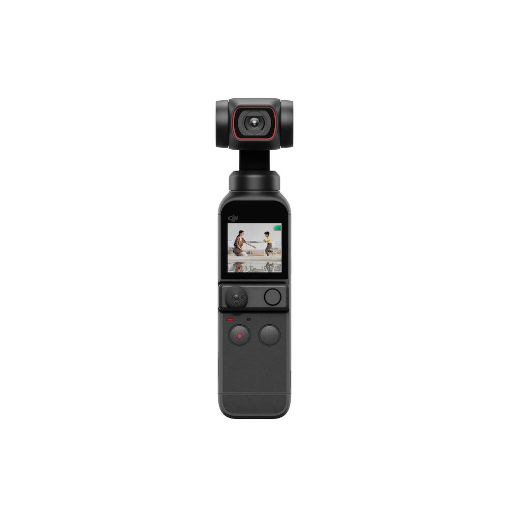 DJI Pocket 2 - 3-Achsen Kamerastabilisierung 4K, Vlog, Ultra-HD-Video, 64 MP hochauflösendes Foto, 1/1.7” CMOS, Lärmreduzierung, Zeitraffer, Slow Motion, 8x Zoom, Livestreaming