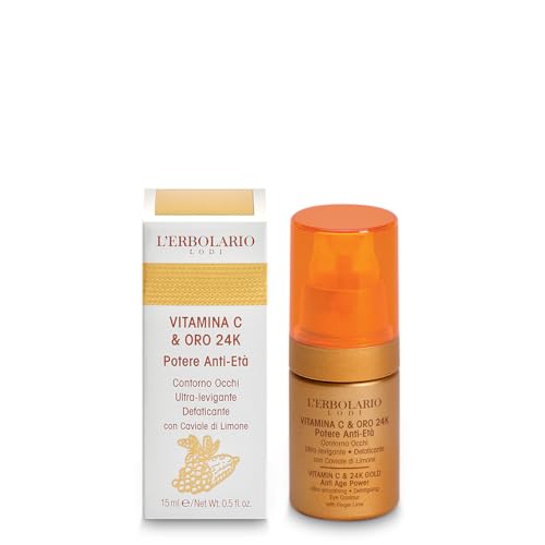 L'Erbolario Vitamin C & 24K Gold Anti-Aging Augenkonturen Creme