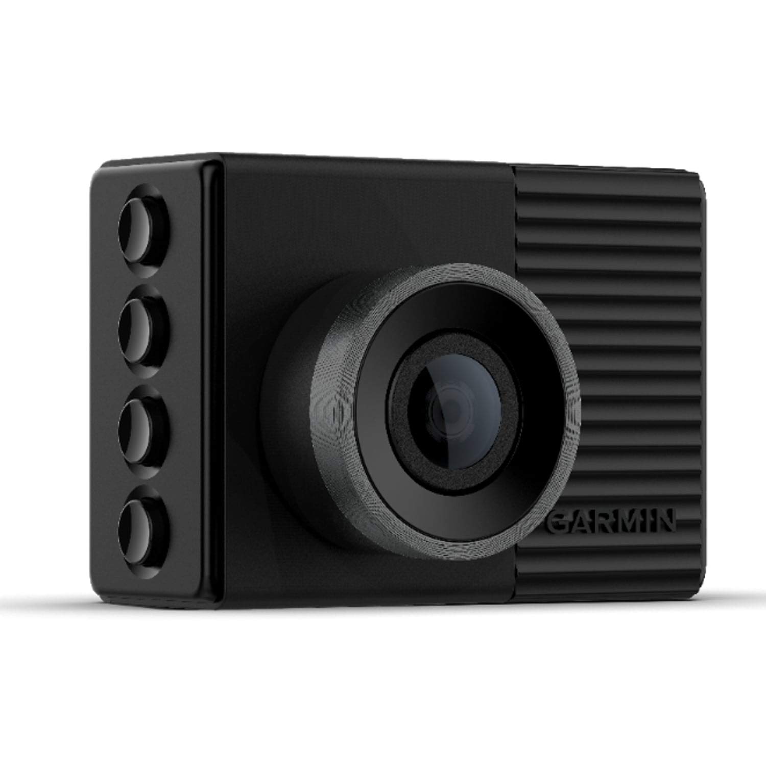Garmin DashCam 46 – kompakte Dashcam mit 2“ (5,1 cm) Farbdisplay, HD-Aufnahmen in 1080p mit 140° Weitwinkelobjektiv; automatische Speicherung von Unfallvideos inkl. GPS-Daten,Kollisionswarner, Schwarz