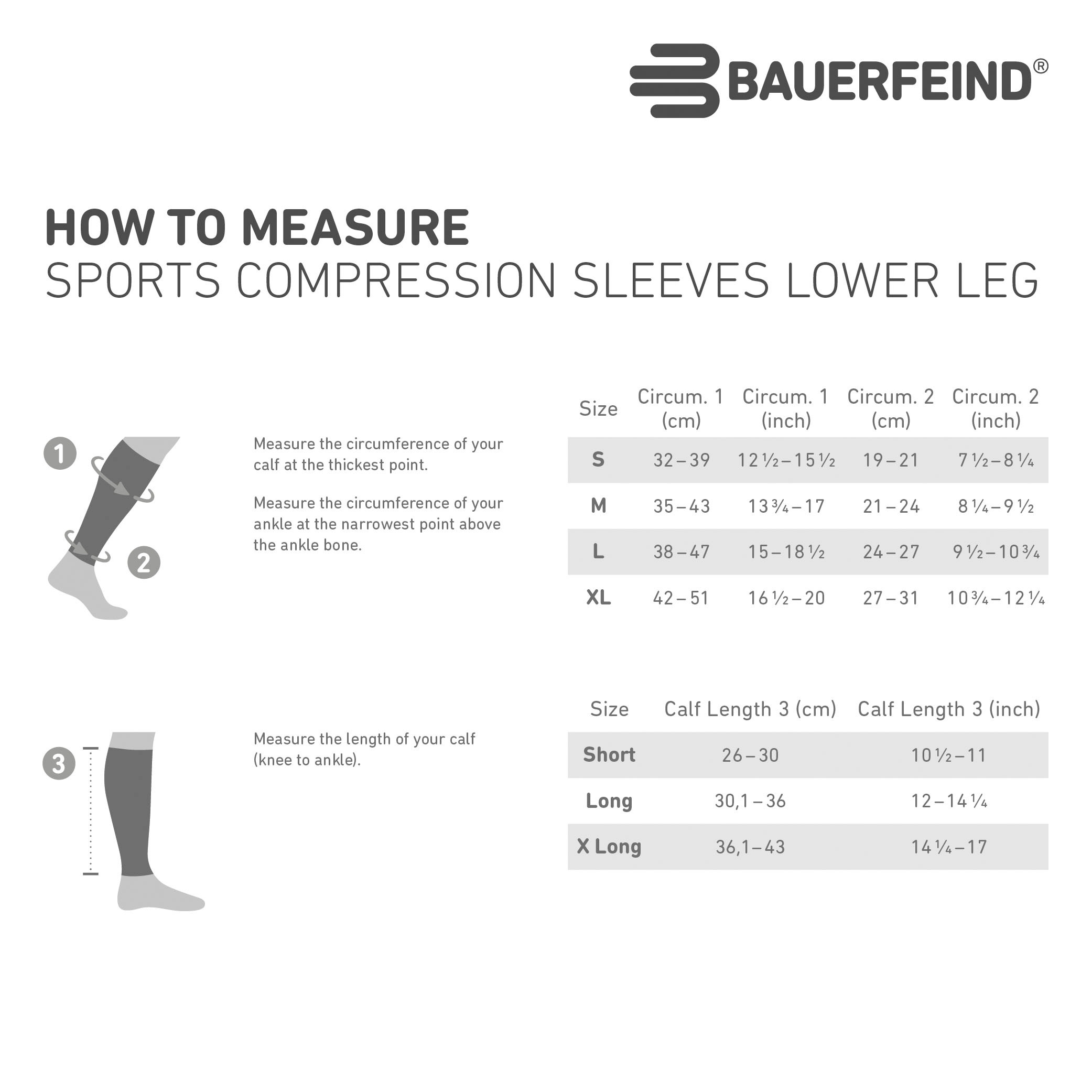 Bauerfeind Bandage "Compression Sleeves Lower Leg" 2
