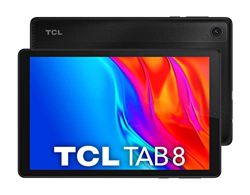 TCL TAB 8 4G Tablet-PC (8 Zoll) HD, Quad-Core, 2 GB RAM, 32 GB erweiterbar auf 256 GB für MicroSD, Akku 4080 mAh, Android 11, Prime Black [Italien]
