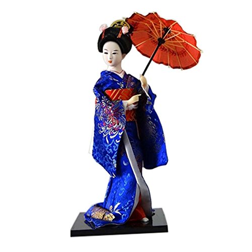 Fancy Pumpkin Japanische Puppen Geisha Mädchen Geiko Kimono Puppe Home Dekoration Kunst Sammlung, D-23