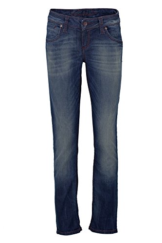 SOCCX, AN:GE:S125, Damen Jeans Hose Stretchdenim Darkused Vintage W 27 L 32