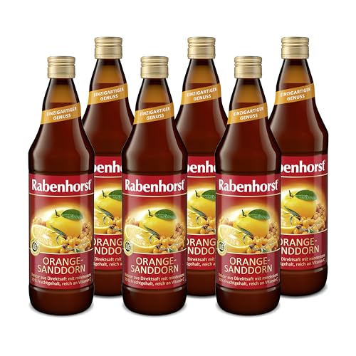 Rabenhorst Orange-Sanddorn-Nektar, 6er Pack (6 x 700 ml)