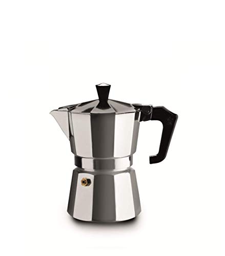 Pezzetti Stove Top Moka Espressokocher für 1 Tasse,