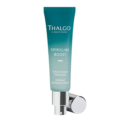 THALGO Spirulina Boost 2.0 Vitalisierendes Detox-Serum, 30 ml hochkonzentriertes Serum revitalisert die Haut und glättet erste Fältchen