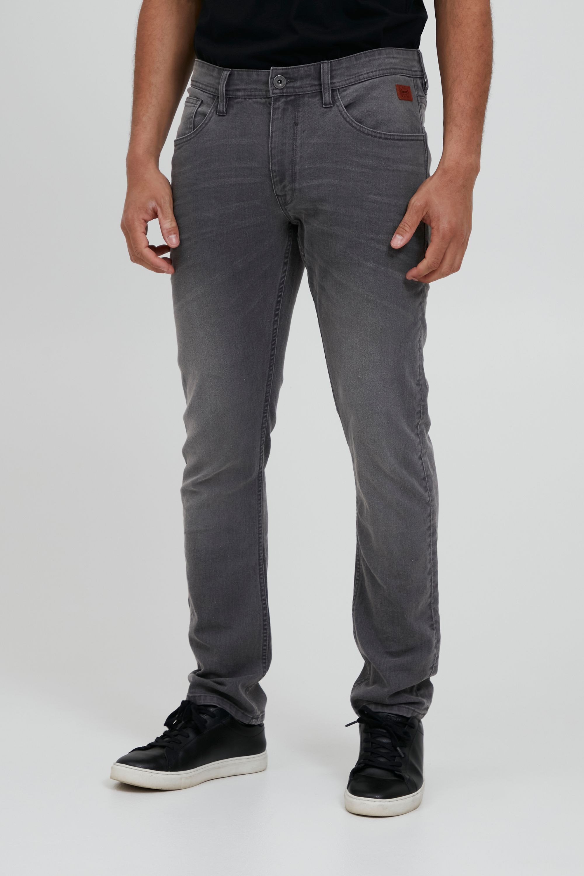 BLEND Taifun Herren Jeans Hose Denim Aus Stretch-Material Slim Fit, Größe:W33/34, Farbe:Denim Black (76204)