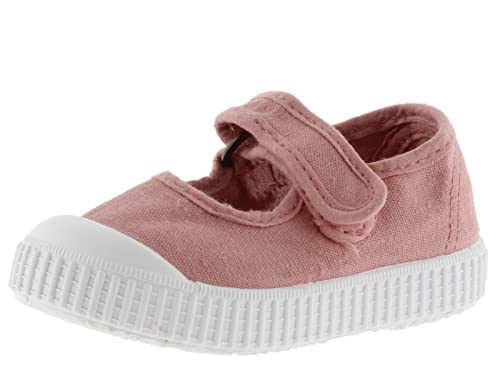 victoria Unisex-Kinder Mercedes Velcro Tintada Sneaker, Pink (Nude), 31 EU