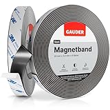GAUDER Magnetband stark selbstklebend I Magnetstreifen I Magnetklebeband