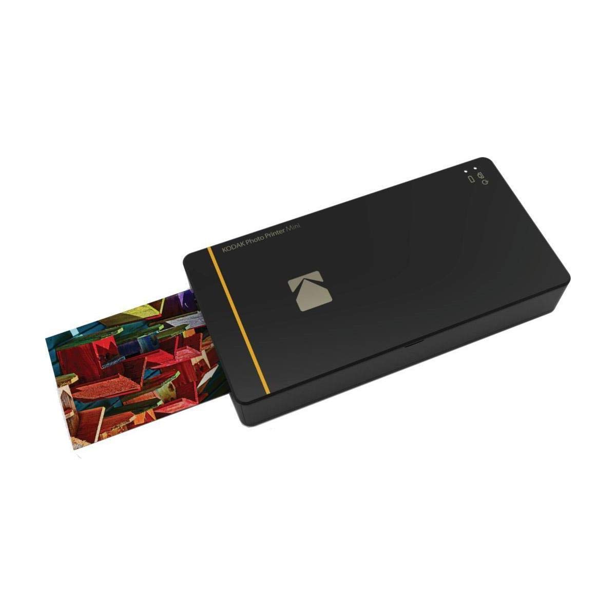 Kodak Mini-Mobil W-LAN & NFC 4.7 x 7,5 cm Fotodrucker mit fortgeschrittener Sublimations-Tintendrucktechnologie & Fotokonservierungsschicht (Schwarz) Kompatibel mit Android & iOS.