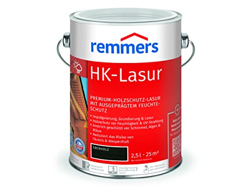 Remmers HK-Lasur Holzschutzlasur/Dauerschutz-Lasur 2,5L Ebenholz