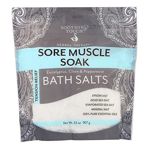 Soothing Touch Bath Salts - Muscle Soak - 32 Oz