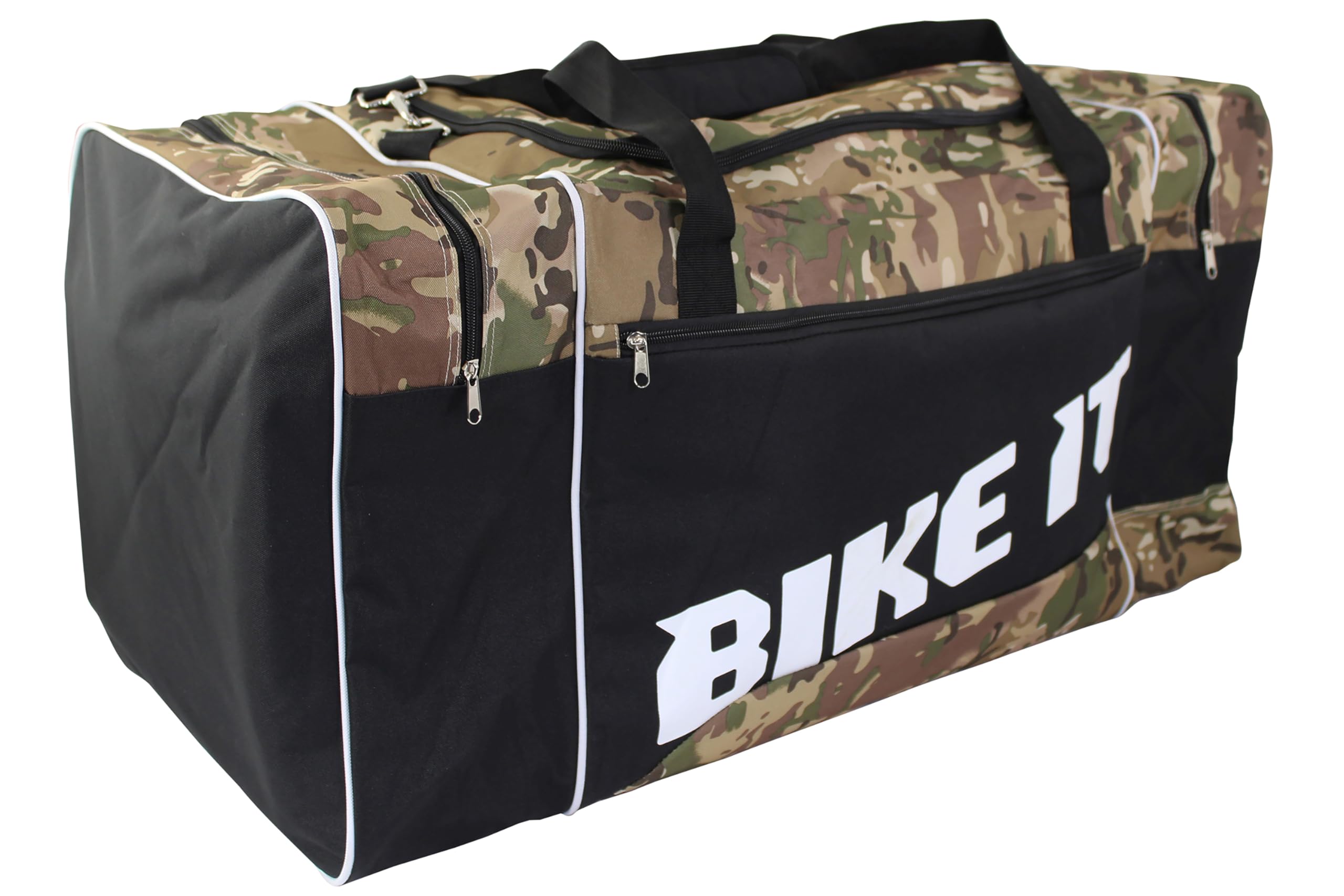 Bike It Gepäcktasche, 128 l, für Motorrad, Motocross, groß, 128 Liter Fassungsvermögen, Camouflage